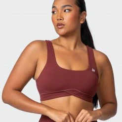 Muscle Nation Pulse Bra - Rhubarb Butter