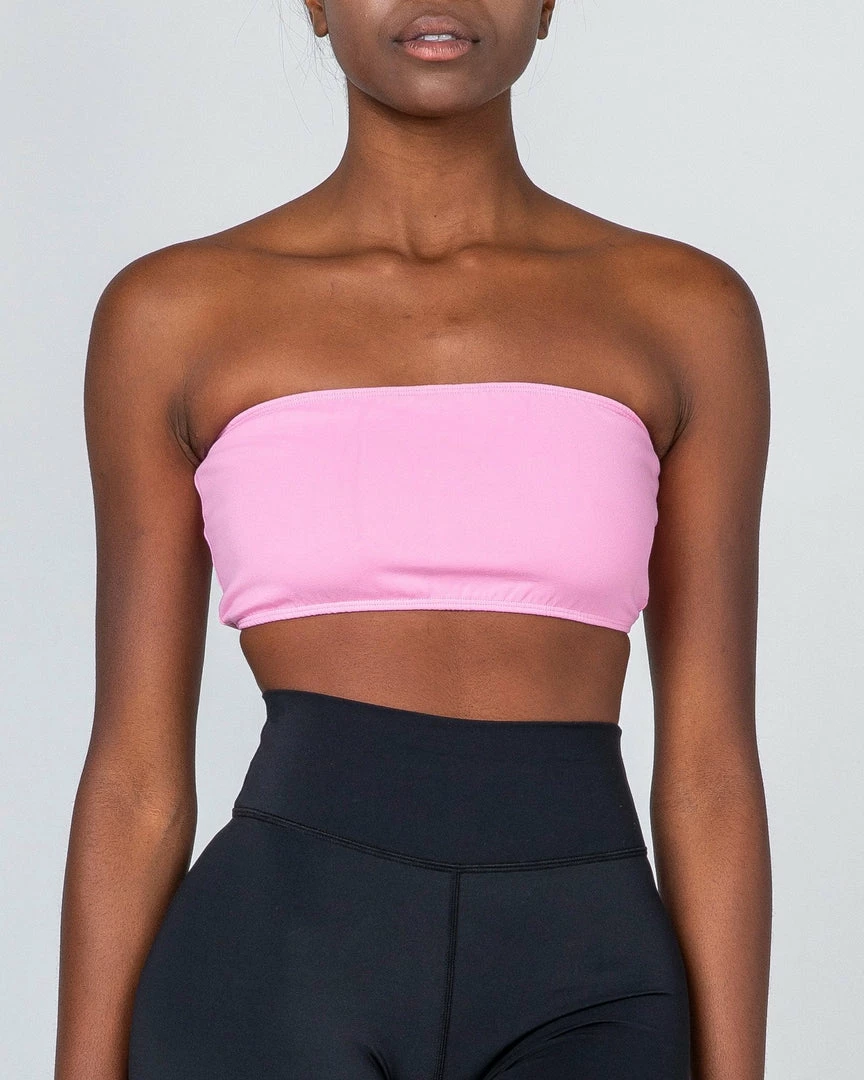 Muscle Nation Womens Bandeau - Candy Pink 3 Muscle Nation Womens Bandeau - Candy Pink
