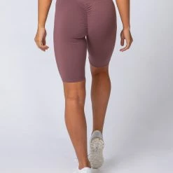 Muscle Nation Signature Referee Length High Waist Scrunch - Dusk Scrunch Bum