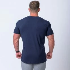 Muscle Nation Retro Tee - Navy Mens
