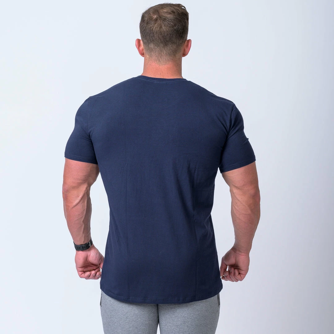 Muscle Nation Retro Tee - Navy Mens 4 Muscle Nation Retro Tee - Navy Mens