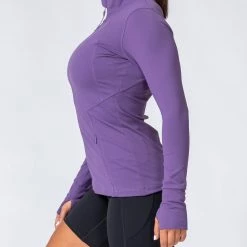 Muscle Nation Run Faster Zip Jacket - Velvet Purple