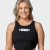 Muscle Nation Scorching Hot Ribbed Tank - Black 1 Muscle Nation Scorching Hot Ribbed Tank - Black