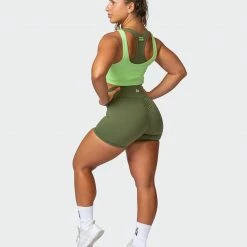 Muscle Nation Scorching Hot Ribbed Tank - Lime Flash 15 Muscle Nation Scorching Hot Ribbed Tank - Lime Flash