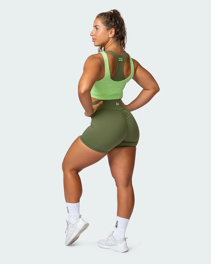 Muscle Nation Scorching Hot Ribbed Tank - Lime Flash 9 Muscle Nation Scorching Hot Ribbed Tank - Lime Flash