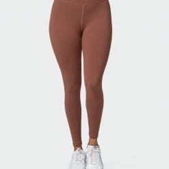 Muscle Nation Featured Scrunch Ankle Length Leggings - Pecan