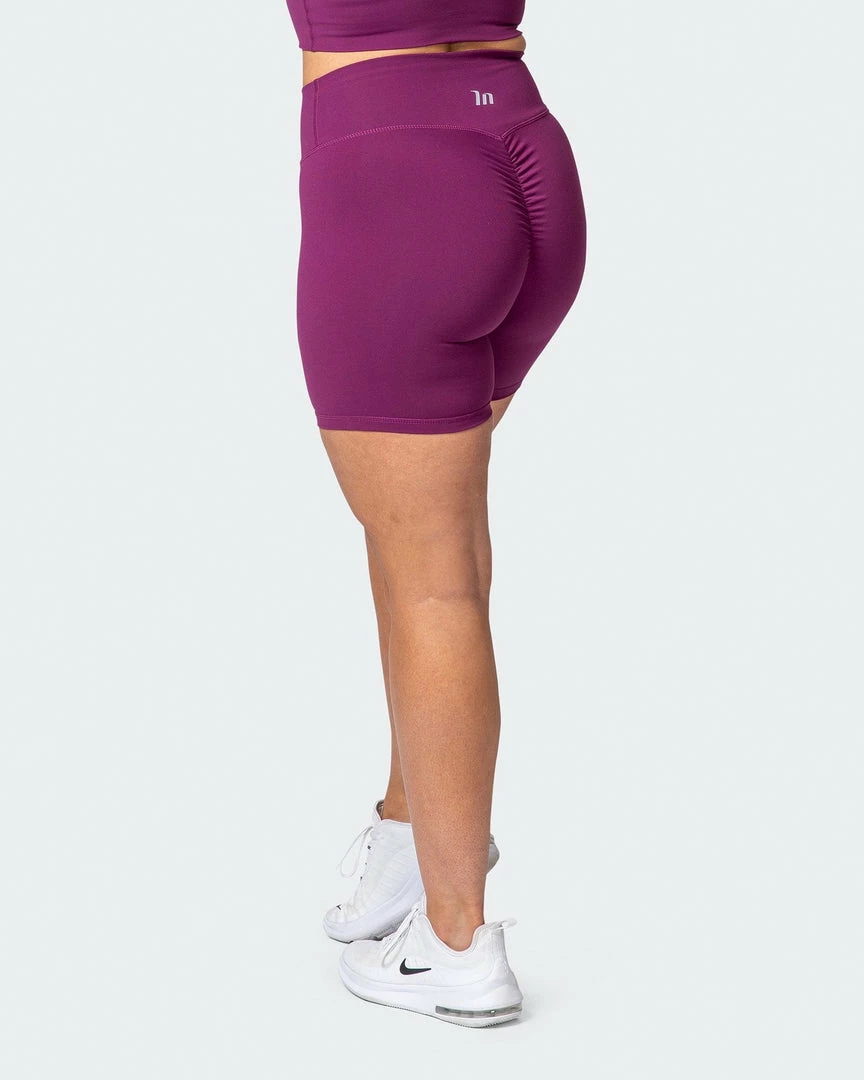 Muscle Nation Signature Scrunch Bike Shorts - Boysenberry Featured 5 Muscle Nation Signature Scrunch Bike Shorts - Boysenberry Featured