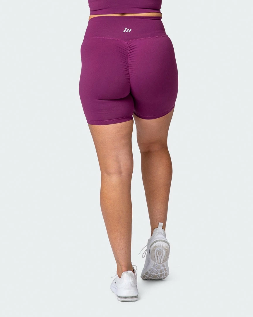 Muscle Nation Signature Scrunch Bike Shorts - Boysenberry Featured 6 Muscle Nation Signature Scrunch Bike Shorts - Boysenberry Featured