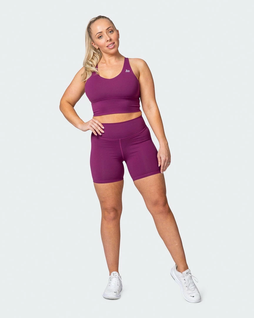 Muscle Nation Signature Scrunch Bike Shorts - Boysenberry Featured 11 Muscle Nation Signature Scrunch Bike Shorts - Boysenberry Featured