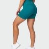 Muscle Nation Signature Scrunch Bike Shorts - Teal 1 Muscle Nation Signature Scrunch Bike Shorts - Teal