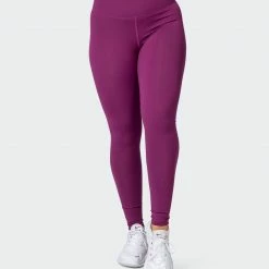 Muscle Nation Signature Full Length Scrunch Leggings - Boysenberry Featured