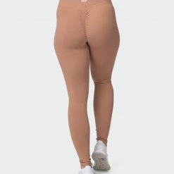 Muscle Nation 30% EOFY SALE Signature Full Length Scrunch Leggings - Chai