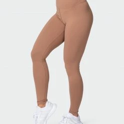 Muscle Nation 30% EOFY SALE Signature Full Length Scrunch Leggings - Chai