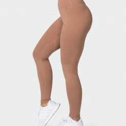 Muscle Nation 30% EOFY SALE Signature Full Length Scrunch Leggings - Chai