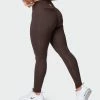 Muscle Nation Signature Scrunch Full Length Leggings - Chocolate 30% EOFY SALE