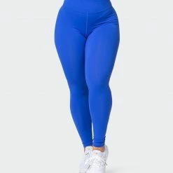Muscle Nation Featured Signature Full Length Scrunch Leggings - Cobalt