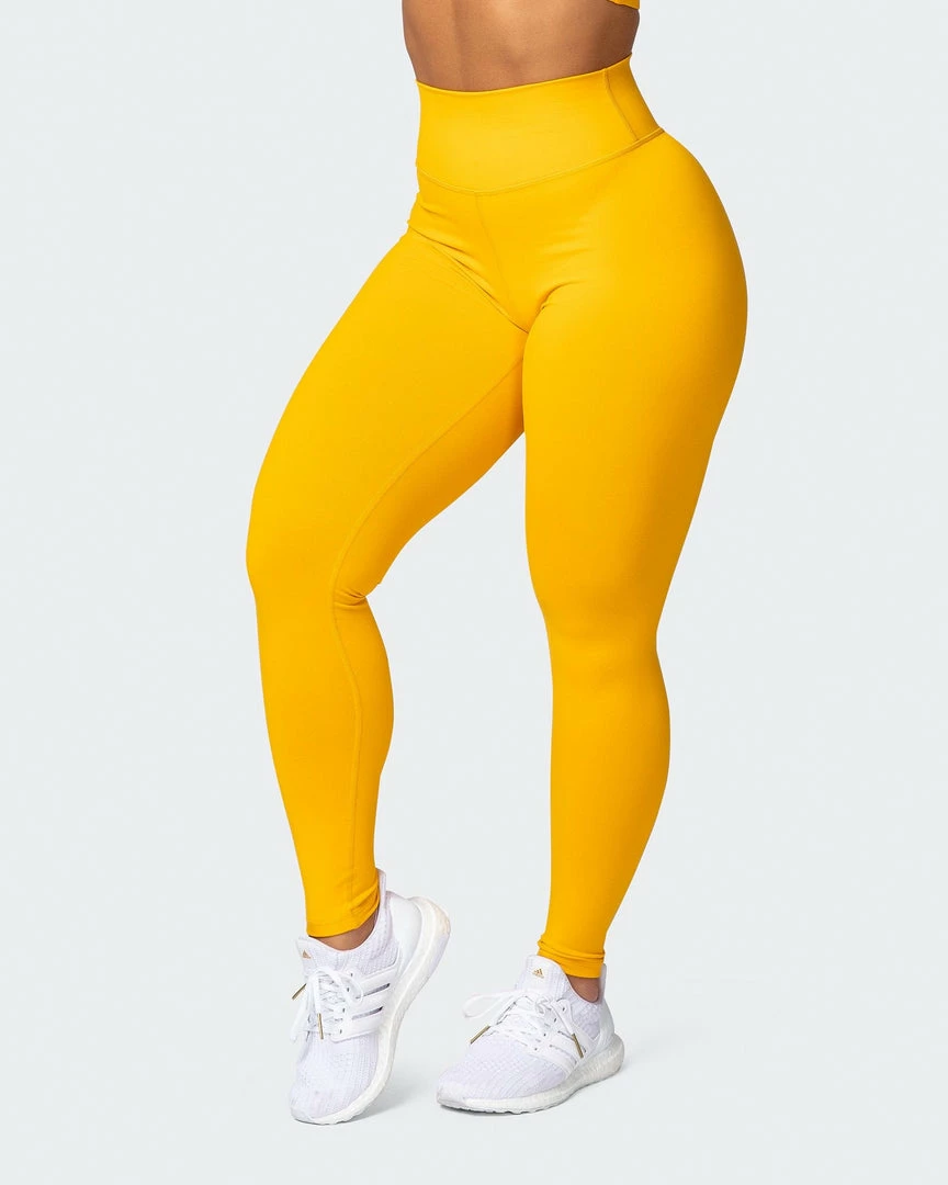 Muscle Nation Featured Signature Full Length Scrunch Leggings - Golden 8 Muscle Nation Featured Signature Full Length Scrunch Leggings - Golden