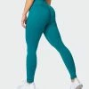 Muscle Nation Signature Full Length Scrunch Leggings - Teal Featured