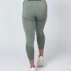 Muscle Nation Shape Up Seamless 7/8 Leggings - Khaki Marl