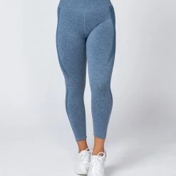 Muscle Nation Shape Up Seamless 7/8 Leggings - Navy Marl