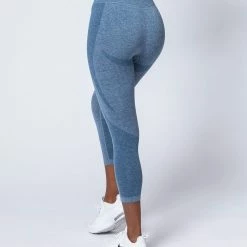 Muscle Nation Shape Up Seamless 7/8 Leggings - Navy Marl