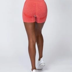 Muscle Nation Non Scrunch Shape Up Seamless Bike Shorts - Poppy Marl