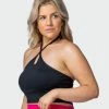 Muscle Nation Shimmer Bra Tank Combo - Black 30% EOFY SALE