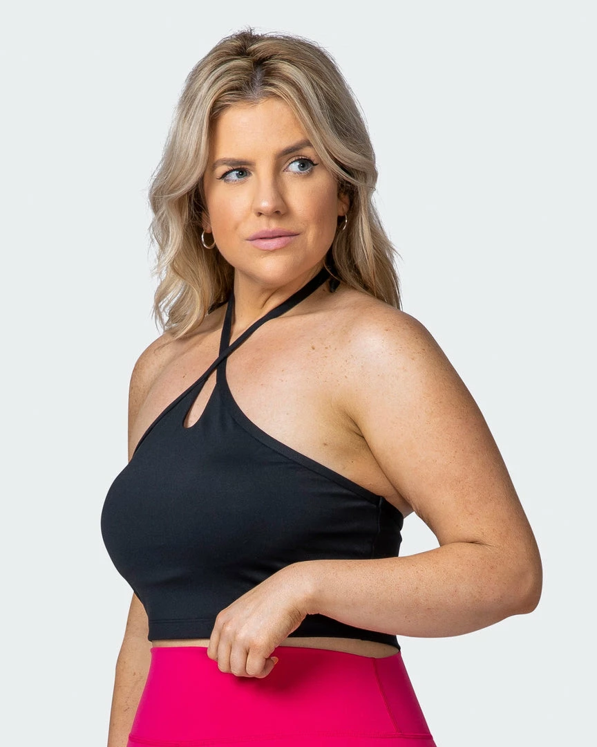 Muscle Nation Shimmer Bra Tank Combo - Black 30% EOFY SALE 3 Muscle Nation Shimmer Bra Tank Combo - Black 30% EOFY SALE