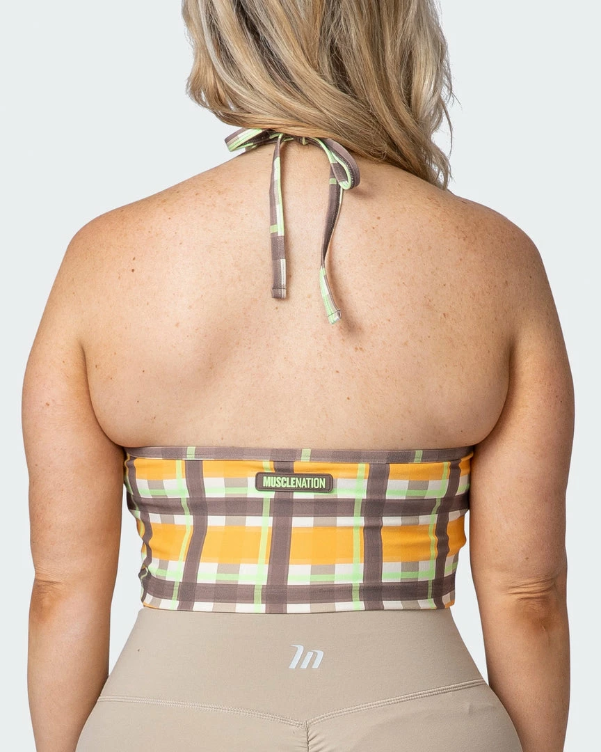 Muscle Nation Shimmer Bra Tank Combo - Checked Out Print 30% EOFY SALE 8 Muscle Nation Shimmer Bra Tank Combo - Checked Out Print 30% EOFY SALE