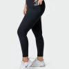 Muscle Nation Signature Pocket Ankle Length Leggings - Black