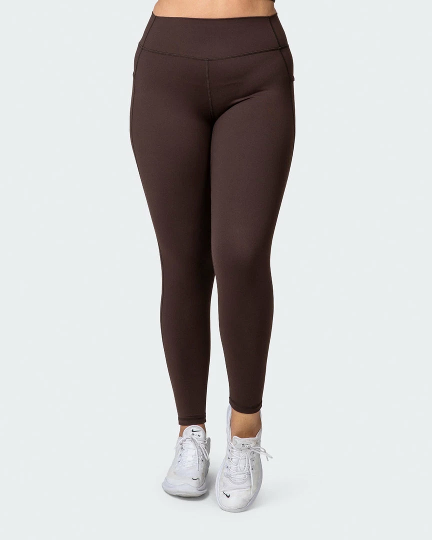 Muscle Nation Signature Pocket Ankle Length Leggings - Cocoa 30% EOFY SALE 4 Muscle Nation Signature Pocket Ankle Length Leggings - Cocoa 30% EOFY SALE
