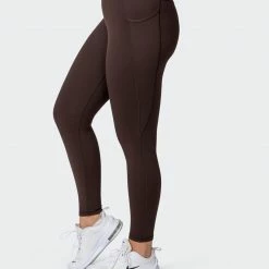 Muscle Nation Signature Pocket Ankle Length Leggings - Cocoa 30% EOFY SALE 12 Muscle Nation Signature Pocket Ankle Length Leggings - Cocoa 30% EOFY SALE