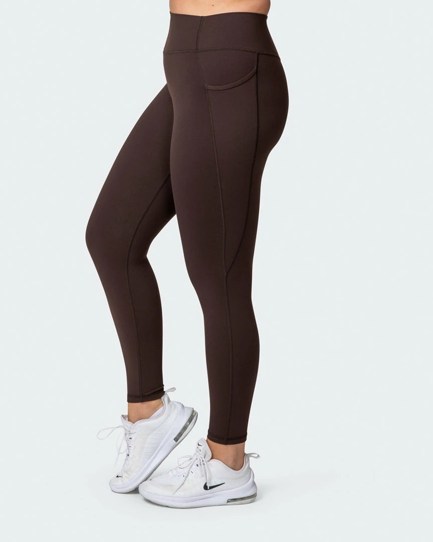 Muscle Nation Signature Pocket Ankle Length Leggings - Cocoa 30% EOFY SALE 6 Muscle Nation Signature Pocket Ankle Length Leggings - Cocoa 30% EOFY SALE