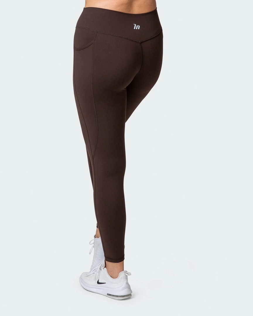 Muscle Nation Signature Pocket Ankle Length Leggings - Cocoa 30% EOFY SALE 7 Muscle Nation Signature Pocket Ankle Length Leggings - Cocoa 30% EOFY SALE