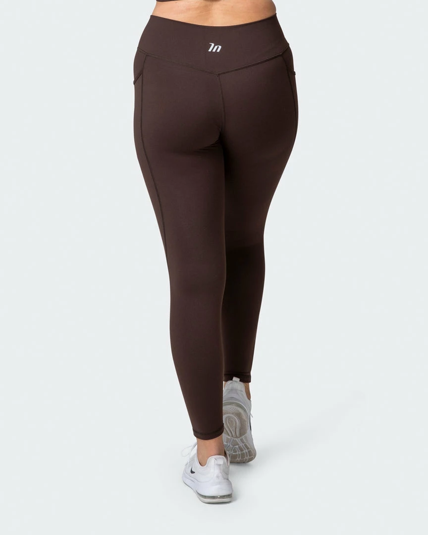 Muscle Nation Signature Pocket Ankle Length Leggings - Cocoa 30% EOFY SALE 8 Muscle Nation Signature Pocket Ankle Length Leggings - Cocoa 30% EOFY SALE