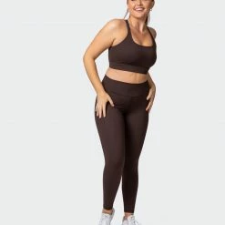 Muscle Nation Signature Pocket Ankle Length Leggings - Cocoa 30% EOFY SALE 15 Muscle Nation Signature Pocket Ankle Length Leggings - Cocoa 30% EOFY SALE
