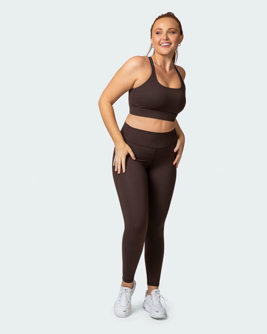 Muscle Nation Signature Pocket Ankle Length Leggings - Cocoa 30% EOFY SALE 9 Muscle Nation Signature Pocket Ankle Length Leggings - Cocoa 30% EOFY SALE