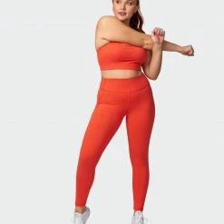 Muscle Nation 30% EOFY SALE Signature Pocket Ankle Length Leggings - Ember