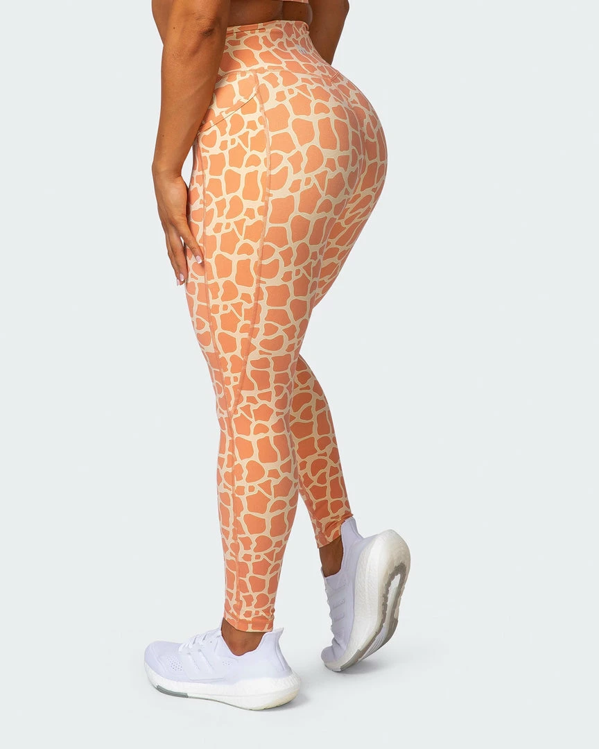 Muscle Nation 30% EOFY SALE Signature Pocket Ankle Length Leggings - Paradise Giraffe Print 3 Muscle Nation 30% EOFY SALE Signature Pocket Ankle Length Leggings - Paradise Giraffe Print