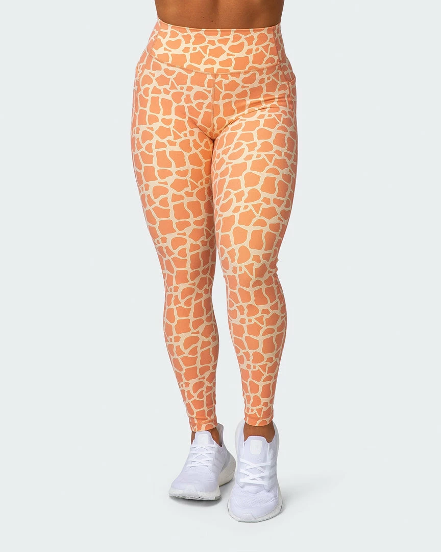 Muscle Nation 30% EOFY SALE Signature Pocket Ankle Length Leggings - Paradise Giraffe Print 4 Muscle Nation 30% EOFY SALE Signature Pocket Ankle Length Leggings - Paradise Giraffe Print