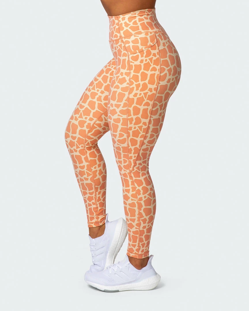 Muscle Nation 30% EOFY SALE Signature Pocket Ankle Length Leggings - Paradise Giraffe Print 5 Muscle Nation 30% EOFY SALE Signature Pocket Ankle Length Leggings - Paradise Giraffe Print