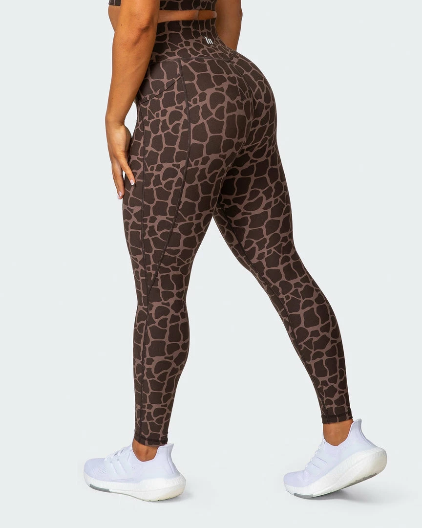 Muscle Nation 30% EOFY SALE Signature Pocket Ankle Length Leggings - Tonal Giraffe Print 3 Muscle Nation 30% EOFY SALE Signature Pocket Ankle Length Leggings - Tonal Giraffe Print