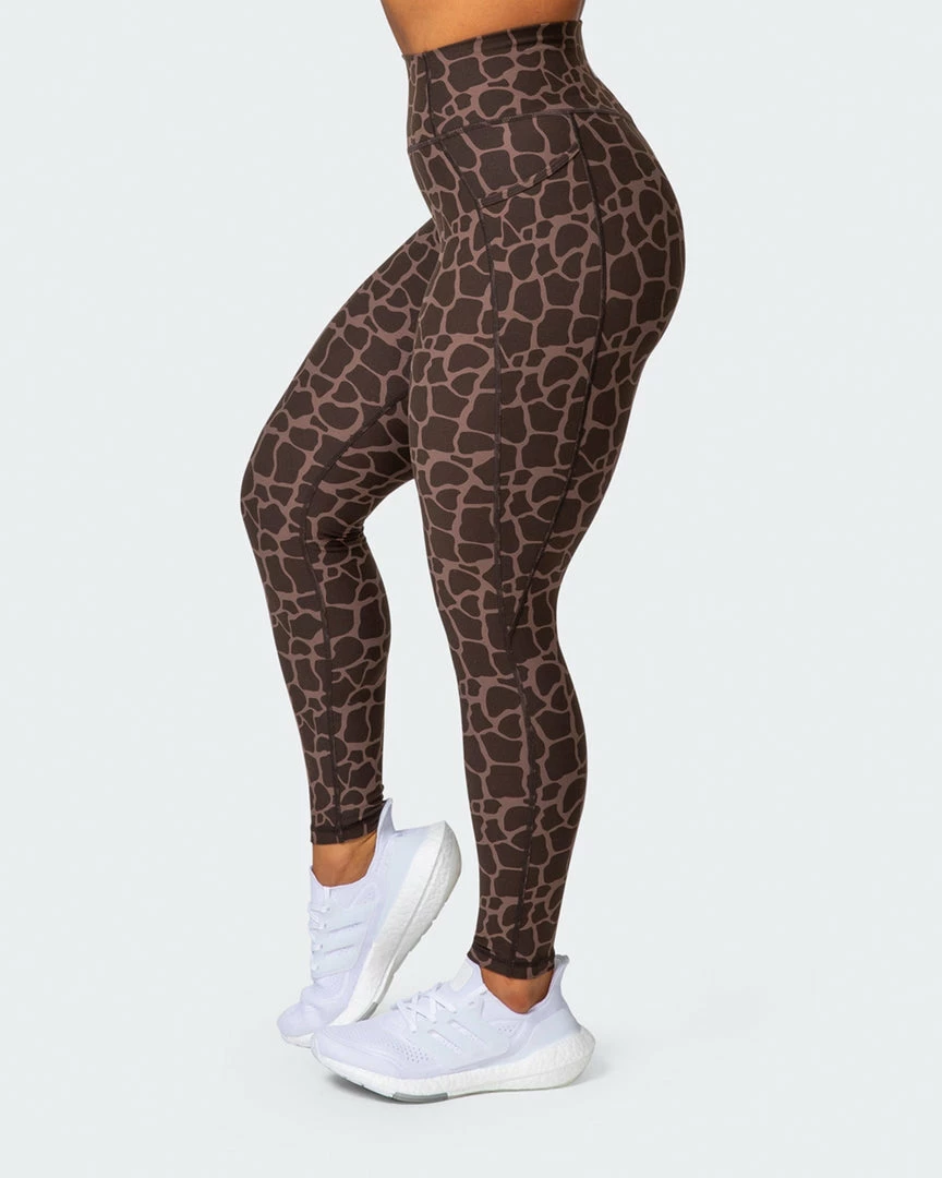 Muscle Nation 30% EOFY SALE Signature Pocket Ankle Length Leggings - Tonal Giraffe Print 6 Muscle Nation 30% EOFY SALE Signature Pocket Ankle Length Leggings - Tonal Giraffe Print