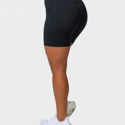 Muscle Nation 30% EOFY SALE Signature Pocket Bike Shorts - Black