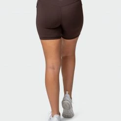 Muscle Nation Signature Pocket Bike Shorts - Cocoa 30% EOFY SALE