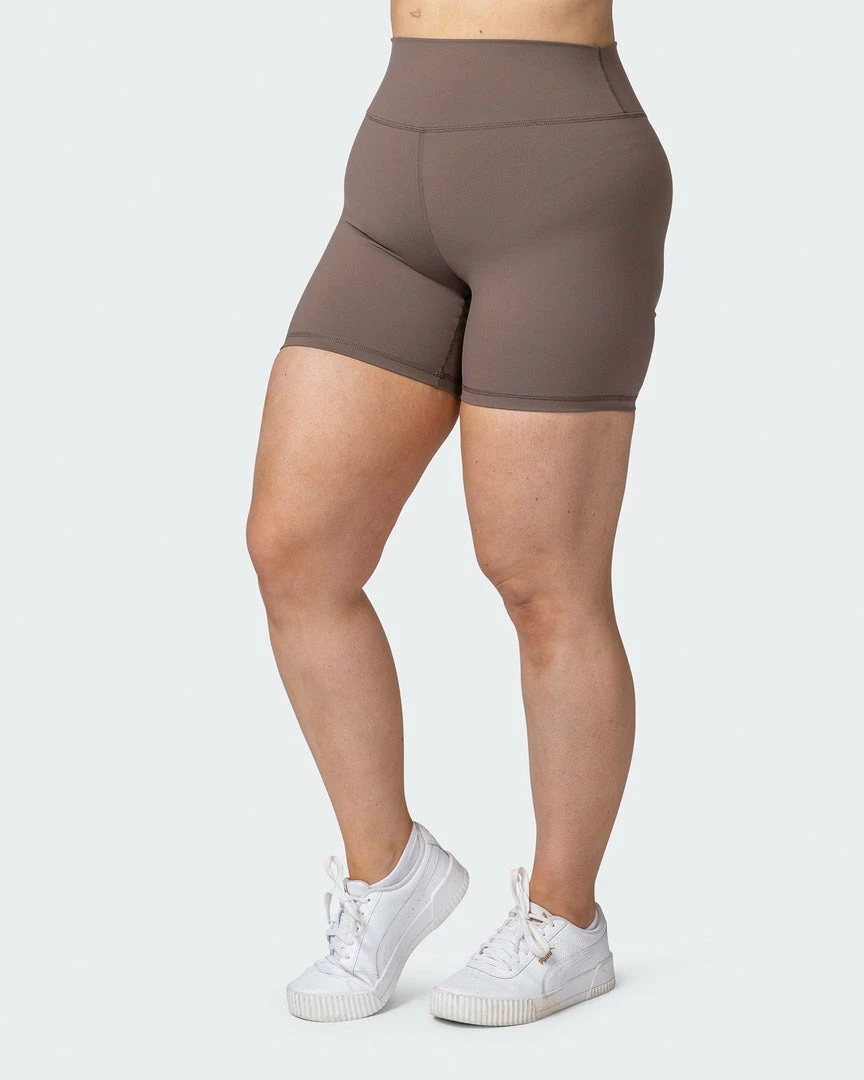 Muscle Nation Signature Scrunch Bike Shorts - Taupe 30% EOFY SALE 5 Muscle Nation Signature Scrunch Bike Shorts - Taupe 30% EOFY SALE
