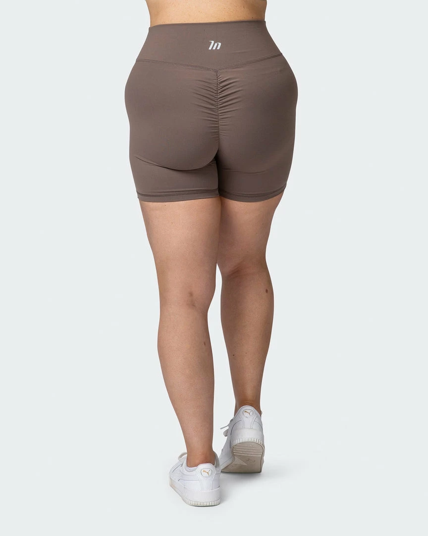 Muscle Nation Signature Scrunch Bike Shorts - Taupe 30% EOFY SALE 8 Muscle Nation Signature Scrunch Bike Shorts - Taupe 30% EOFY SALE