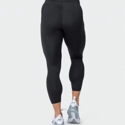 Muscle Nation Signature Scrunch 7/8 Leggings - Black (Silicon Patch Logo)