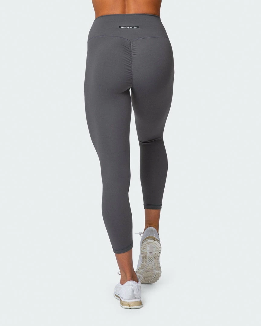 Muscle Nation 30% EOFY SALE Signature Scrunch 7/8 Leggings - Charcoal 4 Muscle Nation 30% EOFY SALE Signature Scrunch 7/8 Leggings - Charcoal