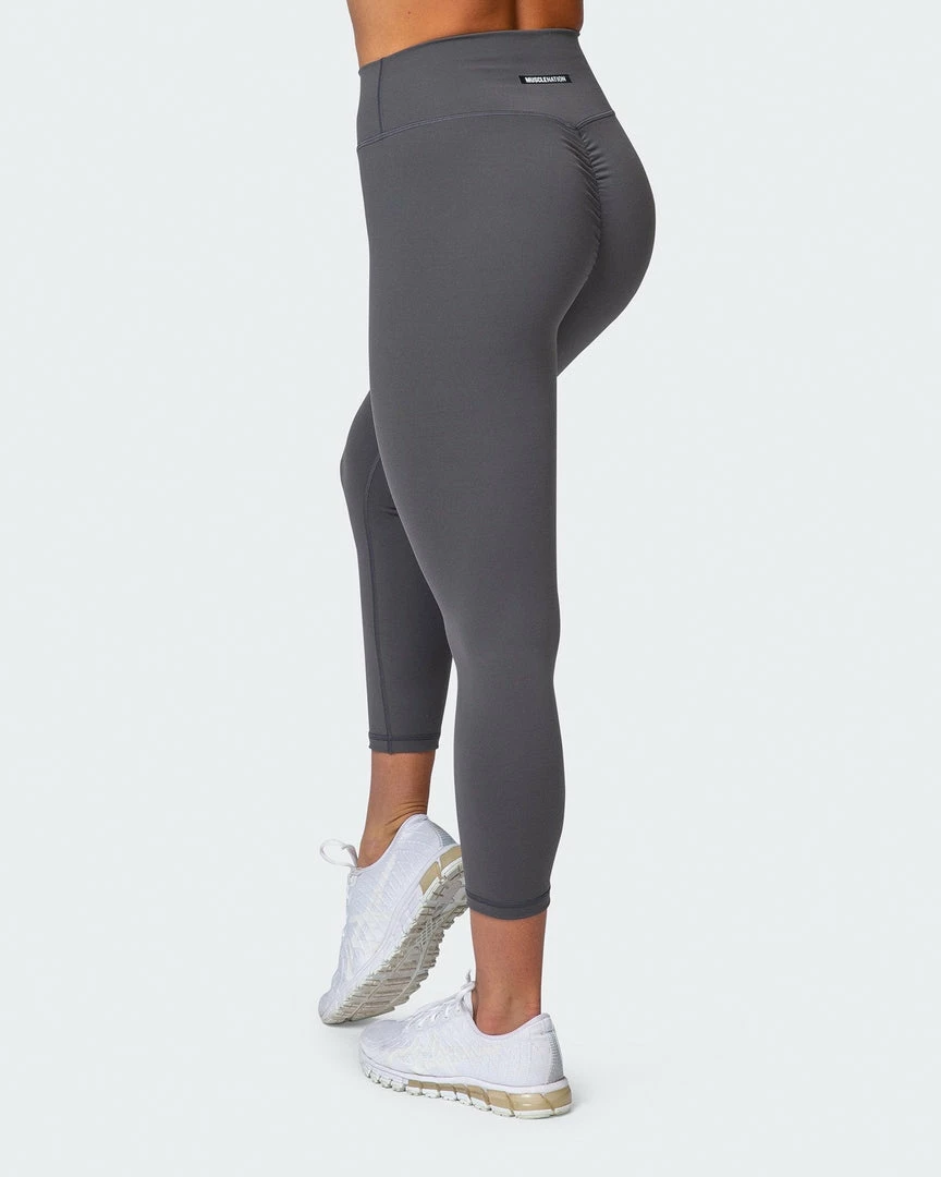 Muscle Nation 30% EOFY SALE Signature Scrunch 7/8 Leggings - Charcoal 6 Muscle Nation 30% EOFY SALE Signature Scrunch 7/8 Leggings - Charcoal